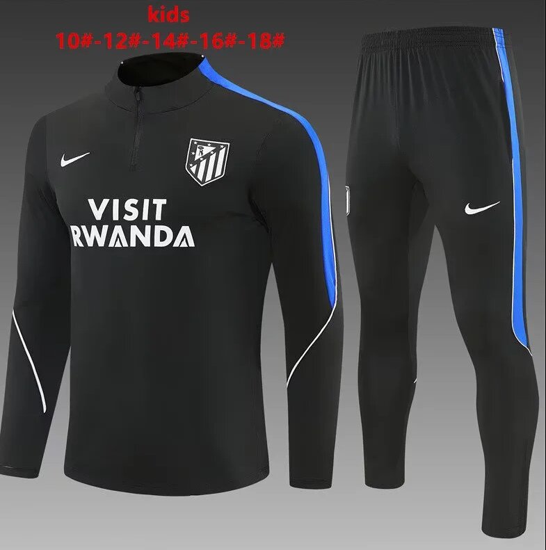 Kids Atletico Madrid 26/27 Tracksuit - Black